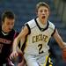 Chelsea sophomore Cam Starkey drives toward the rim in the game against Pinckney during the Chelsea High Basketball Tournament on Friday, Dec. 28. Daniel Brenner I AnnArbor.com